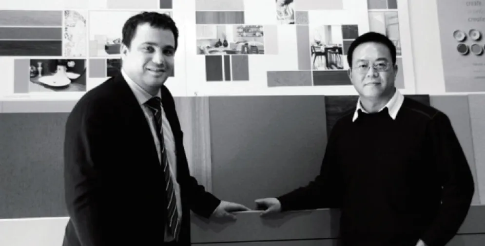 President Dai Wei and President of Italian High-End Cabinet Brand CPMPOSTI
