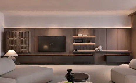 The Warmth of Wood Grain: How Wood Veneer Custom Cabinet Redefines Your Home's Character